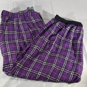 Golfknickers.com. Purple Plaid pants